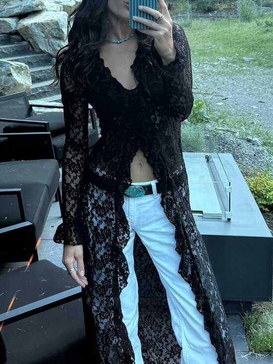 Lioness Dresses & Skirts - Lioness Black Lace Maxi Dress